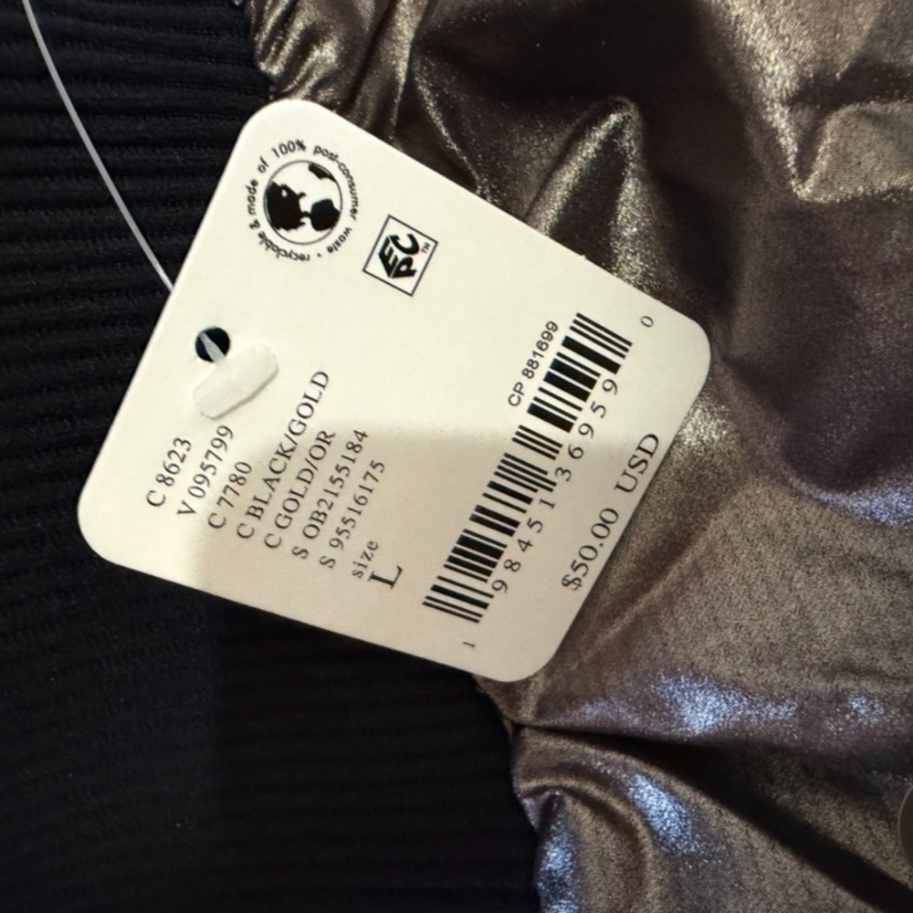 Free People movement Carpe Diem metallic bronze shorts, NWT - Picture 3 of 5